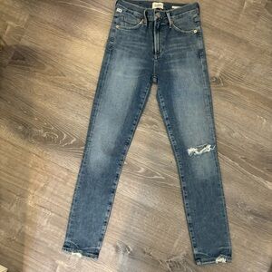 Citizens of Humanity distressed rocket crop